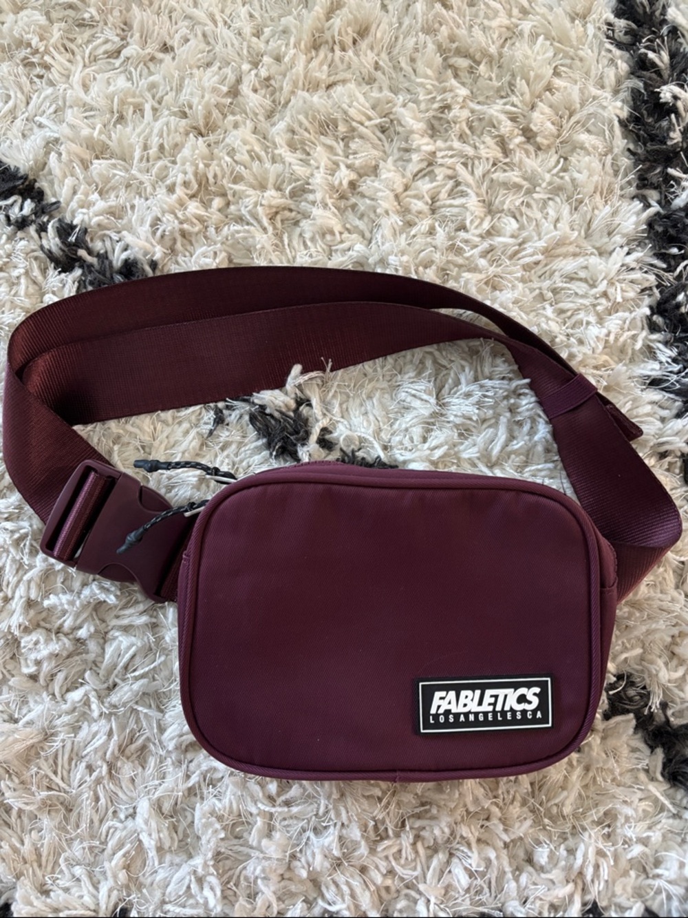 Fabletics Wine/Burgundy Belt Bag